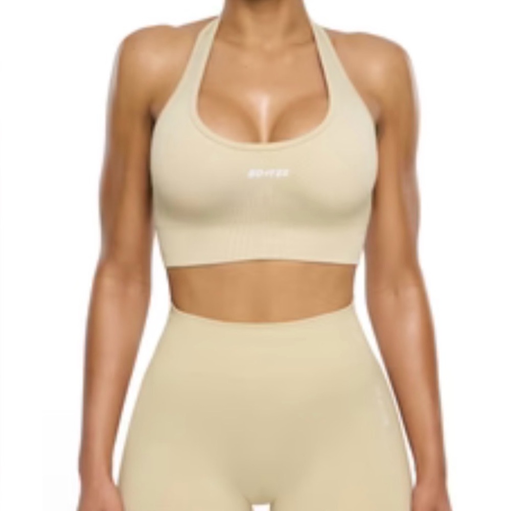 Bo + Tee Halter Sports Bra